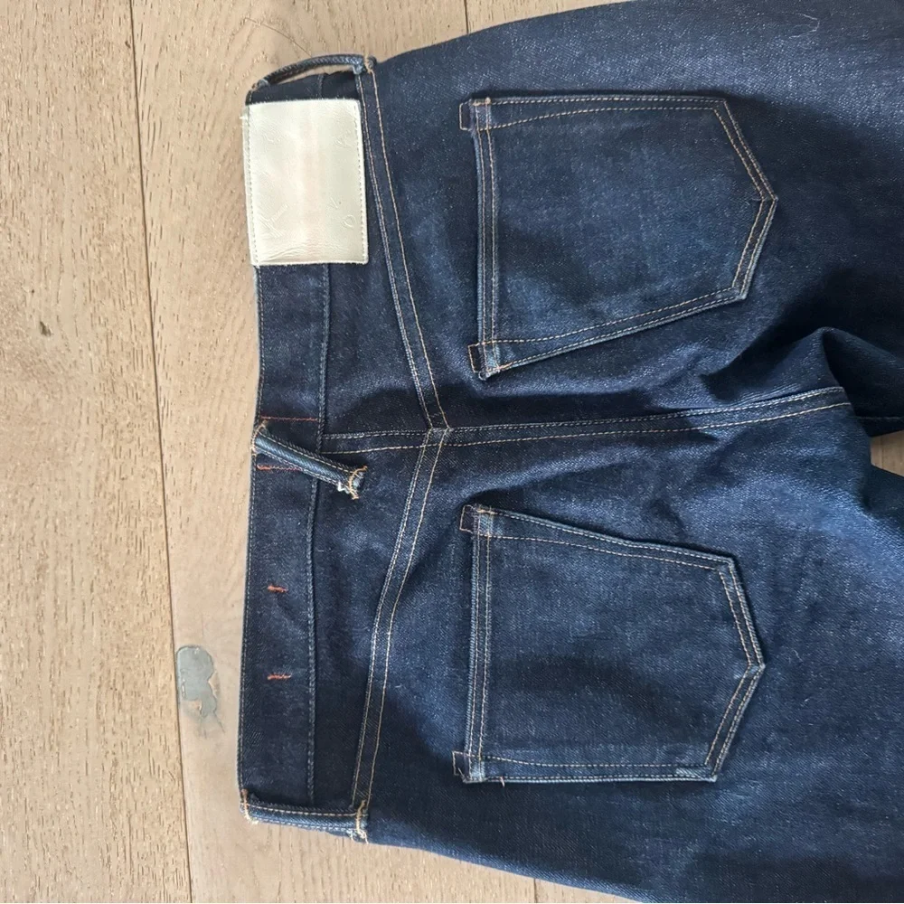 Hiroshi Kato Men’s Jeans size 29 ( 32x 26) Scissors slim tapered raw indigo